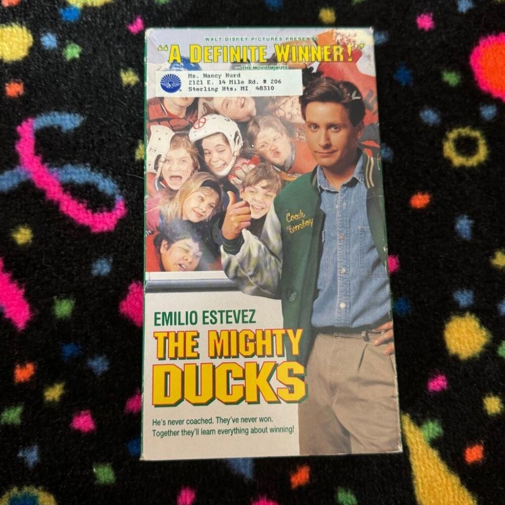 THE MIGHTY DUCKS‎ (SOFT COVER) VHS*